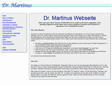 Tablet Screenshot of drmartinus.de